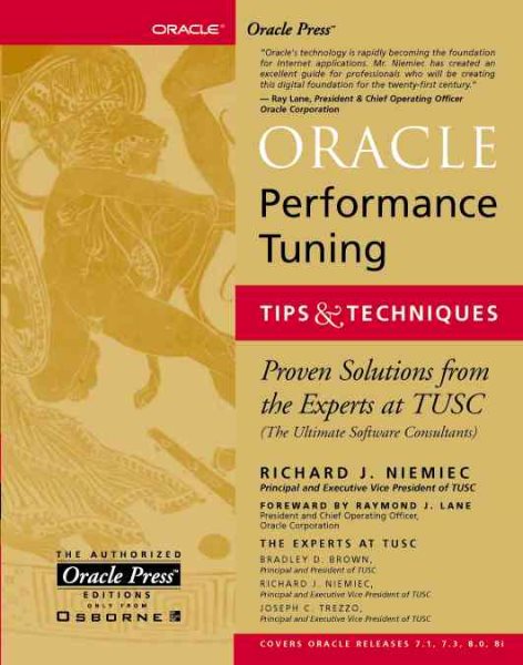 Oracle Performance Tuning Tips and Techniques cover