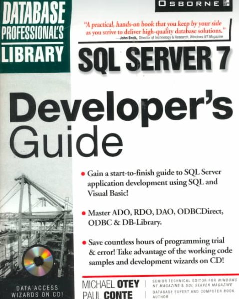 SQL Server 7 Developer's Guide cover