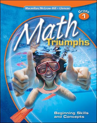 Math Triumphs, Grade 1: Beginning Skills and Concepts, Student Study Guide (MATH INTRVENTION K-5 (TRIUMPHS)) cover