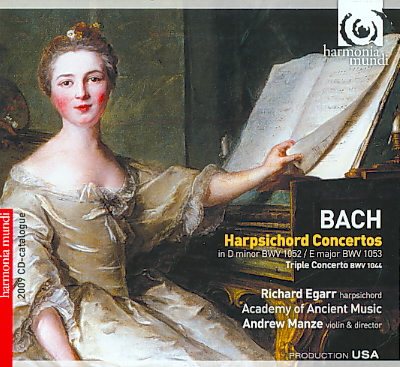 Bach, J.S.: Harpsichord Concertos cover
