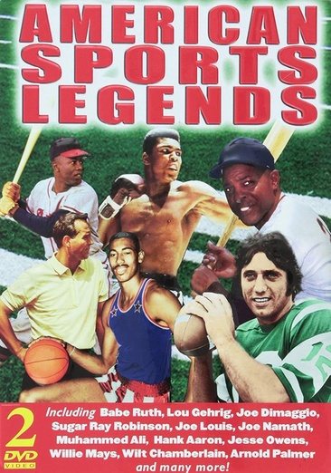 American Sports Legends - 2 DVD embossed tin