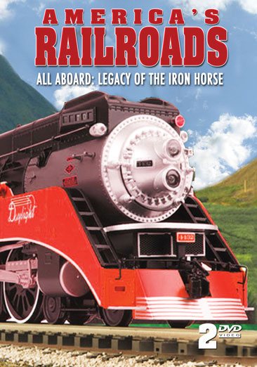America's Railroads - All Aboard: Legacy of the Iron Horse - 2 DVD Embossed Tin!