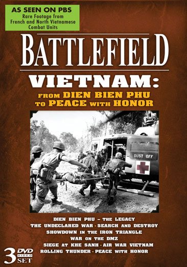 BATTLEFIELD - Vietnam: from Dien Bien Phu to Peace with Honor! 3 DVD Set! cover