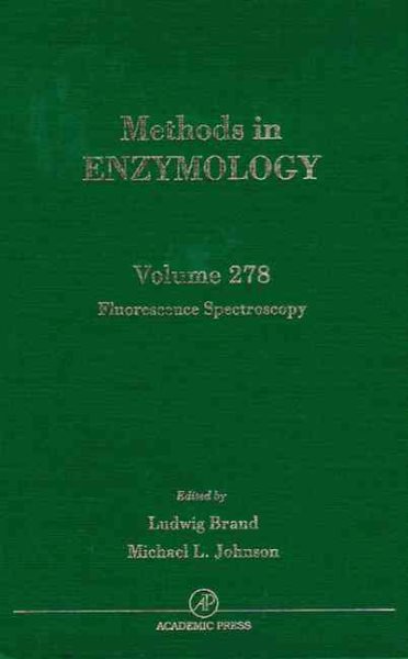 Fluorescence Spectroscopy (Volume 278) (Methods in Enzymology, Volume 278) cover