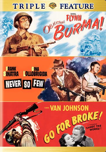 Objective Burma! / Never So Few / Go for Broke Triple Feature cover