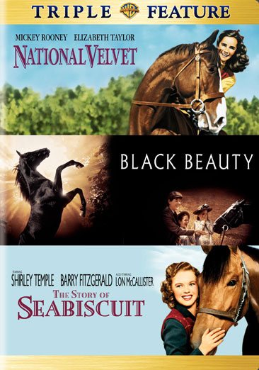 National Velvet/Story of Seabiscuit, The/Black Beauty (DVD) (3FE) (Multi-Title) cover