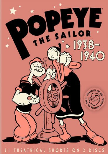 Popeye The Sailor: 1938-1940 Volume Two (DVD) cover