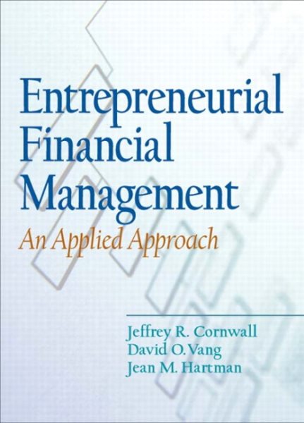 Entrepreneurial Financial Management cover