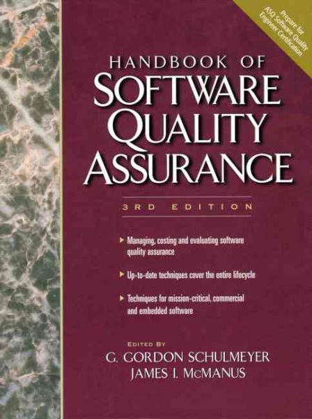 The Handbook of Software Quality Assurance cover