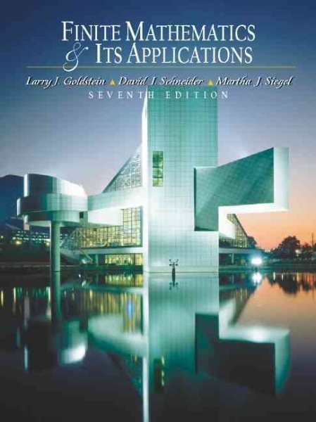 Finite Mathematics and Its Applications (7th Edition) cover