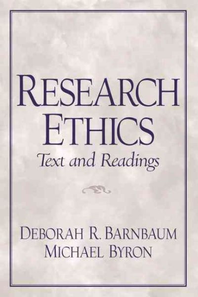 Research Ethics Text and Readings cover