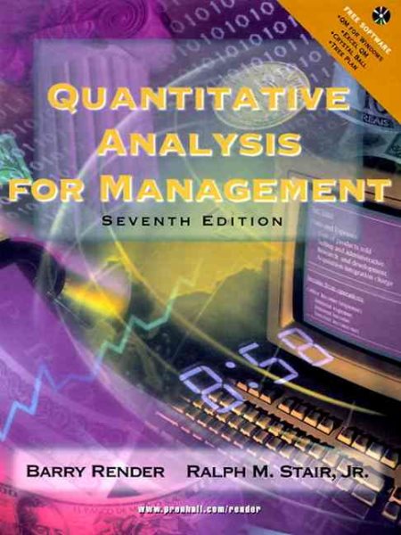 Quantitative Analysis for Management (7th Edition) cover