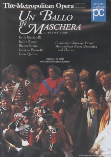 Verdi - Un ballo in maschera / James Levine, The Metropolitan Opera cover