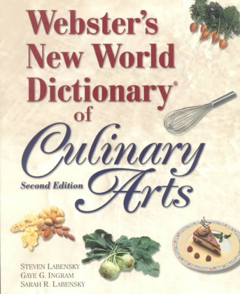 Webster's New World Dictionary of Culinary Arts (Trade Version) (2nd Edition) cover