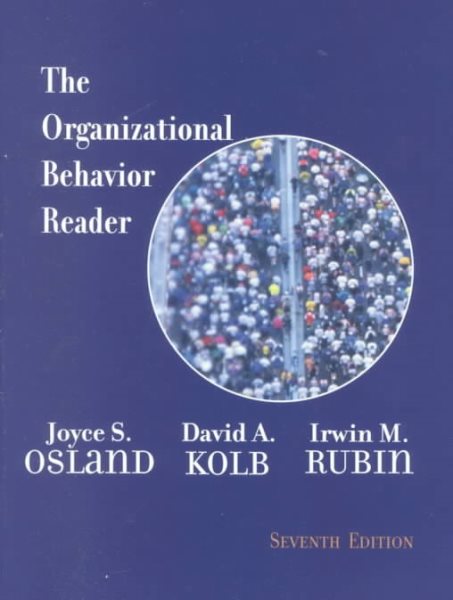 The Organizational Behavior Reader (7th Edition) cover