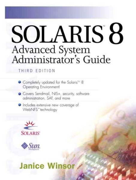 Solaris 8 Advanced System Administrator's Guide (3rd Edition) cover