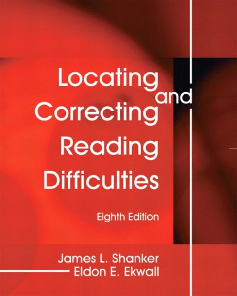 Locating and Correcting Reading Difficulties (8th Edition) cover