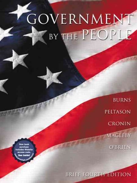 Government by the People, 2001-2002 (Brief 4th Edition) cover
