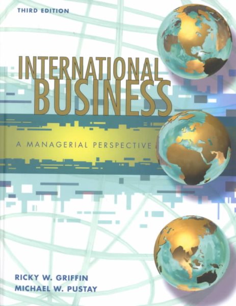 International Business: A Managerial Perspective (3rd Edition) cover