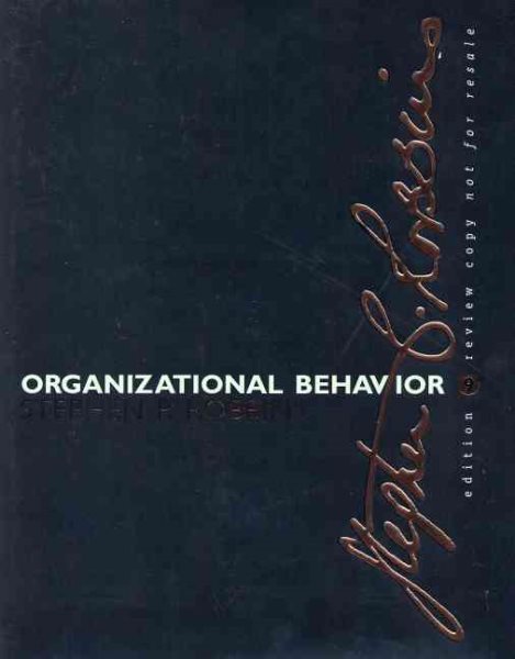 Organizational Behavior-E-Business (9th Edition) cover