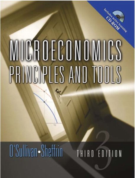 Microeconomics: Principles and Tools (3rd Edition) cover