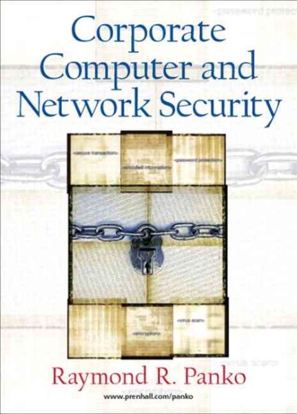 Corporate Computer and Network Security cover