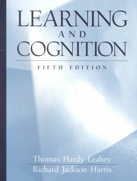 Learning and Cognition (5th Edition) cover