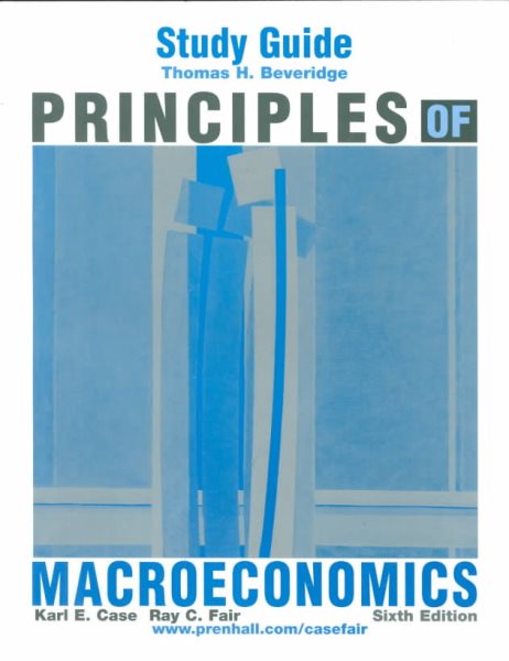 Principles of Macroeconomics: A Study Guide cover