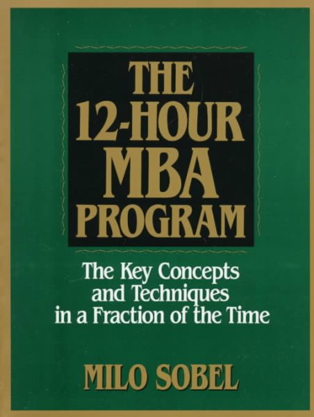 12 HOUR MBA PROGRAM
