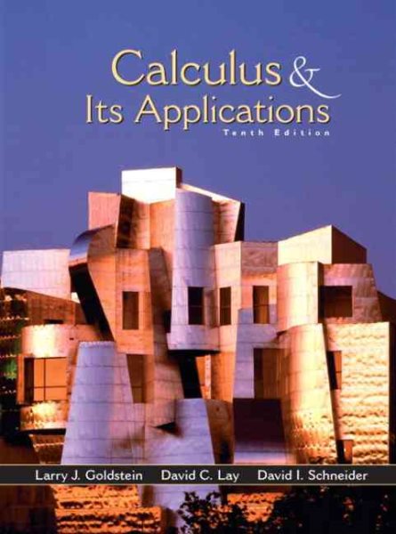 Calculus and Its Applications, 10th Edition cover