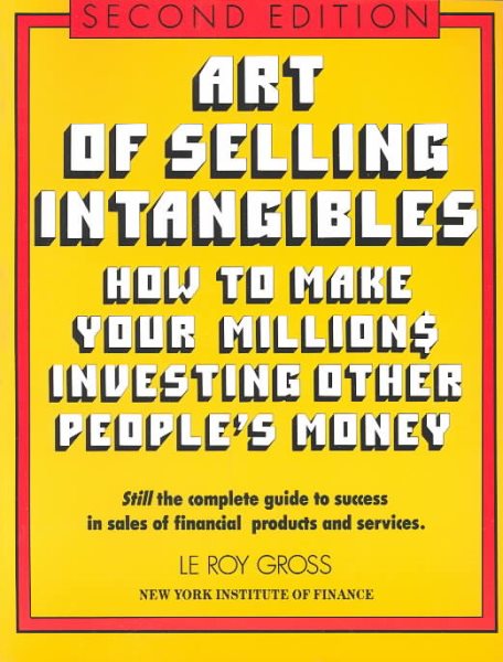 Art of Selling Intangibles cover