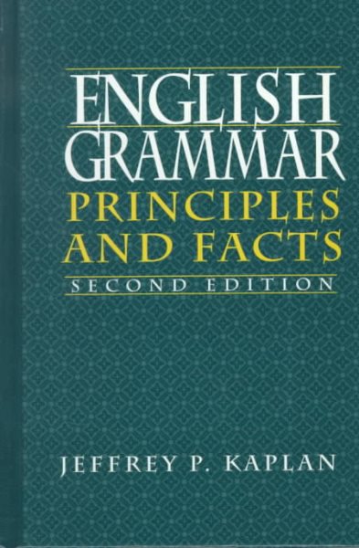 English Grammar : Principles and Facts (2nd Second Edition) cover