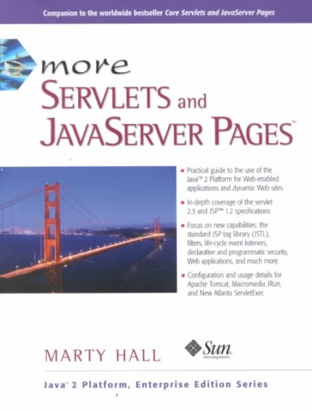 More Servlets and JavaServer Pages