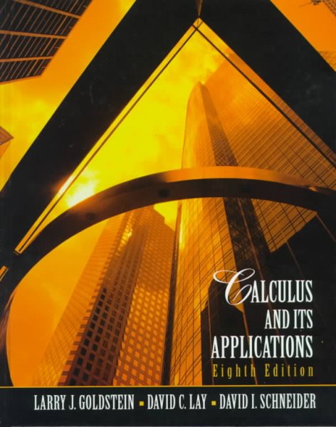 Calculus and Its Applications cover