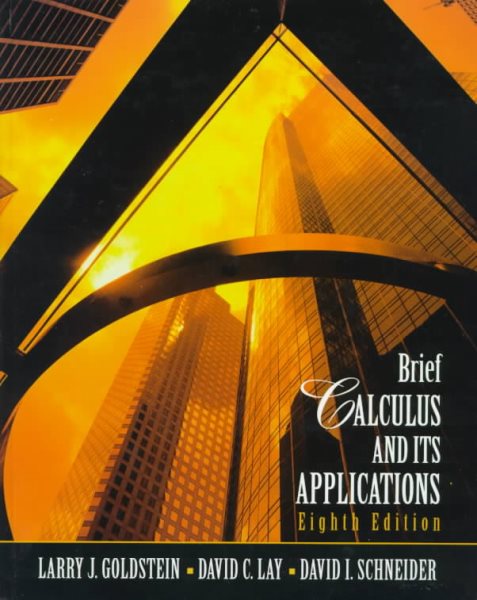 Brief Calculus and Its Applications (8th Edition) cover