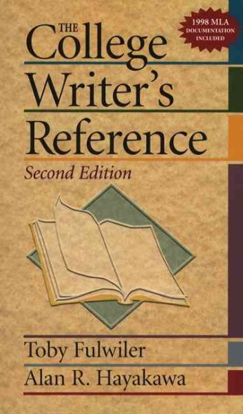 College Writer's Reference, The cover