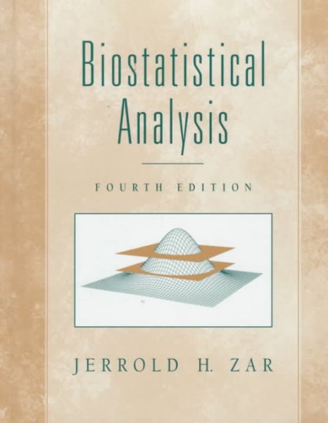 Biostatistical Analysis cover