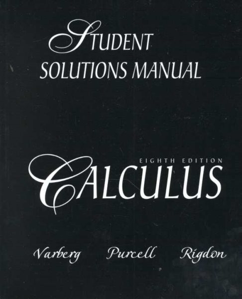 Calculus (8th Edition): Student Solutions Manual cover