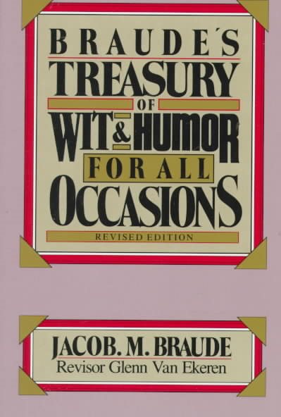 Braude's Treasury Wit & Humor Revised cover