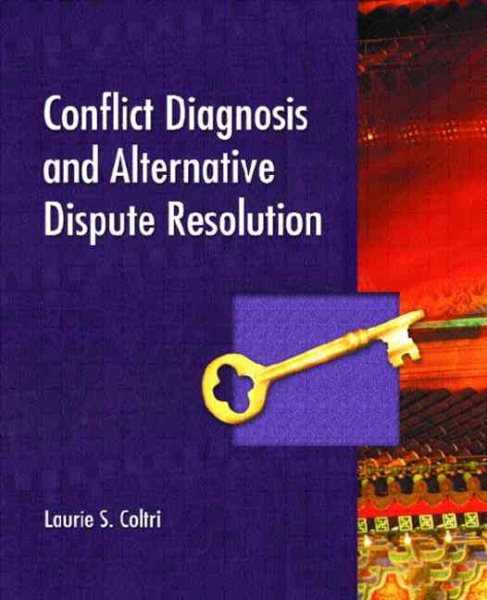 Conflict Diagnosis and Alternative Dispute Resolution cover