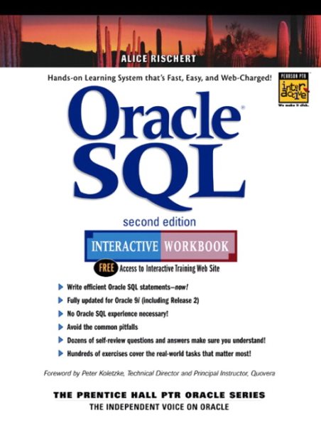Oracle SQL Interactive Workbook (2nd Edition) cover