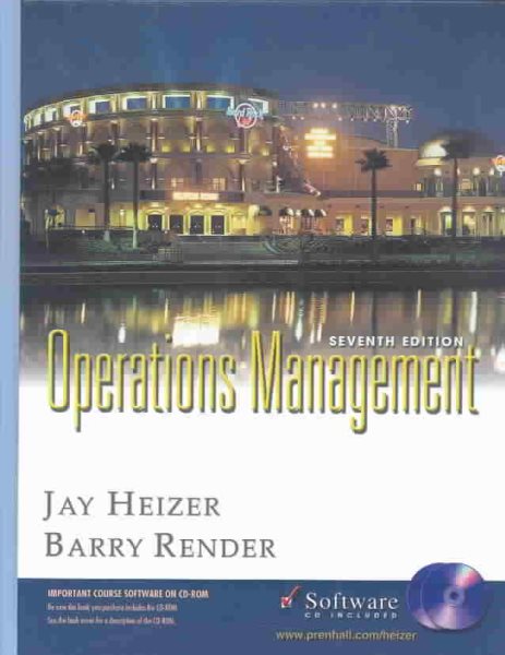 OPERATIONS MANAGEMENT: Seventh Edition cover