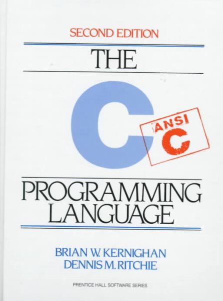 C Programming Language, 2nd Ed cover