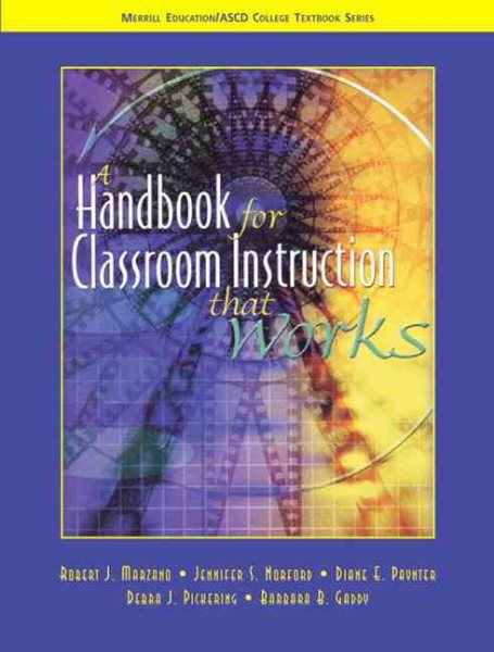 A Handbook for Classroom Instruction that Works cover