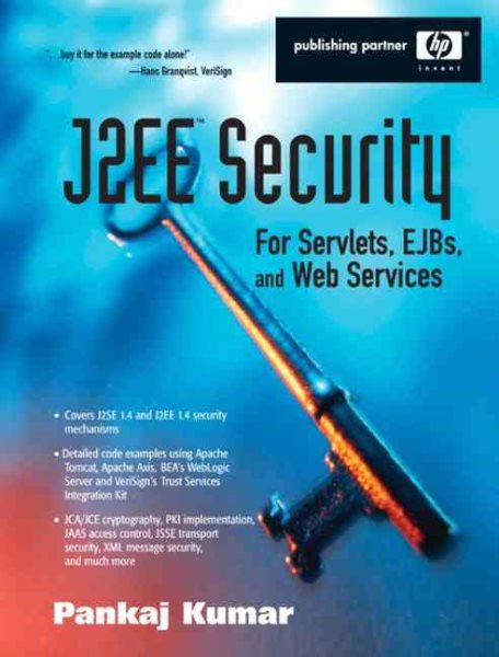 J2EE Security for Servlets, EJBs, and Web Services cover