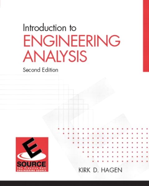 Introduction to Engineering Analysis (The Prentice Hall Engineering Source) cover