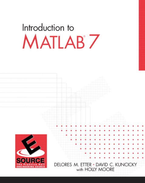 Introduction to MATLAB 7 cover