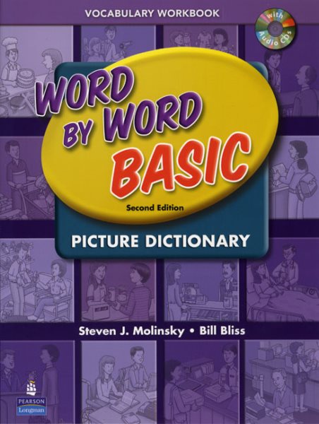 Word by Word Basic Picture Dictionary Vocabulary Workbook with Audio CDs cover