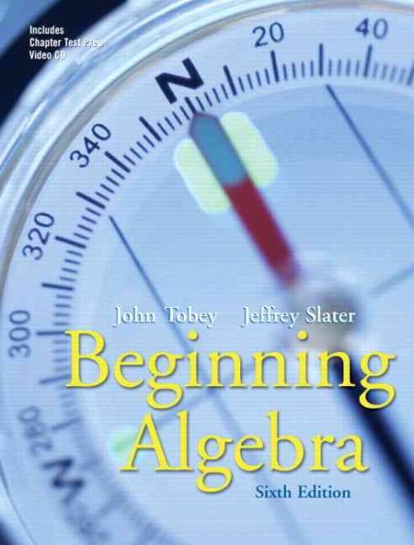 Beginning Algebra (6th Edition) cover