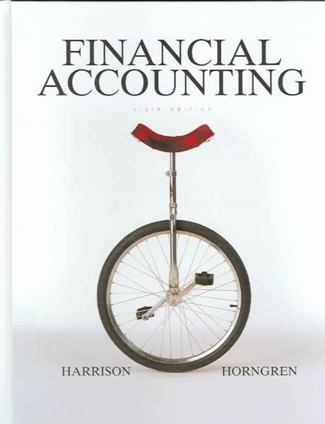 Financial Accounting (CHARLES T HORNGREN SERIES IN ACCOUNTING) cover